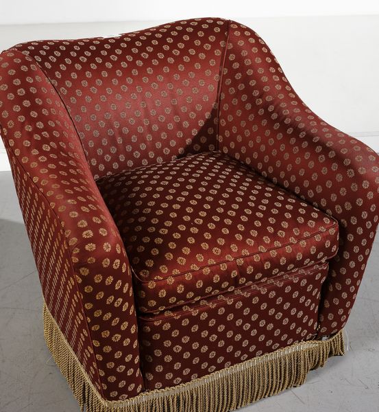 PONTI GIO (1891 - 1979) : attribuito. Coppia di poltrone per Casa & Giardino, Milano  - Asta DESIGN E ARTI DECORATIVE DEL NOVECENTO - Associazione Nazionale - Case d'Asta italiane