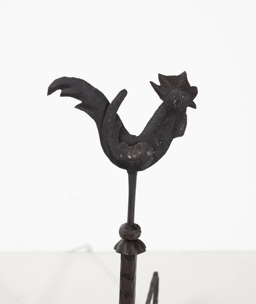 FRATELLI MATTEUCCI FAENZA : Coppia di alari  - Asta DESIGN E ARTI DECORATIVE DEL NOVECENTO - Associazione Nazionale - Case d'Asta italiane