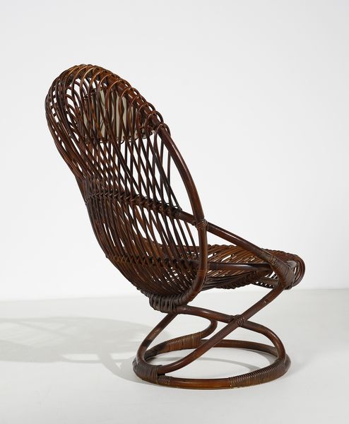 AGNOLI TITO (1931 - 2012) : Coppia di poltrone  - Asta DESIGN E ARTI DECORATIVE DEL NOVECENTO - Associazione Nazionale - Case d'Asta italiane