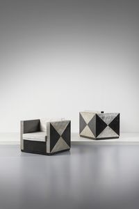 MANIFATTURA ITALIANA - Coppia di poltrone