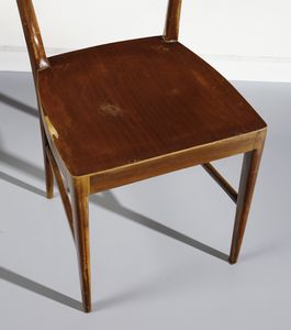 MANIFATTURA ITALIANA : Quattro sedie  - Asta DESIGN E ARTI DECORATIVE DEL NOVECENTO - Associazione Nazionale - Case d'Asta italiane
