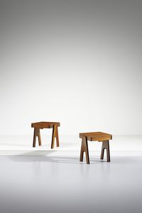 ANGELO MANGIAROTTI (1921-2012) & BRUNO MORASSUTTI (1920-2008) - Coppia di comodini per Mascheroni, Italia