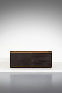 SCARPA AFRA (1937-2011) & TOBIA (n. 1935) : Credenza su ruote della serie Artona per Maxalto, Italia  - Asta DESIGN E ARTI DECORATIVE DEL NOVECENTO - Associazione Nazionale - Case d'Asta italiane