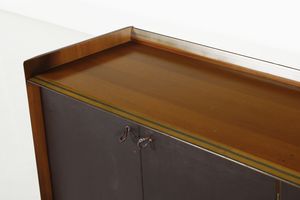 SCARPA AFRA (1937-2011) & TOBIA (n. 1935) : Credenza su ruote della serie Artona per Maxalto, Italia  - Asta DESIGN E ARTI DECORATIVE DEL NOVECENTO - Associazione Nazionale - Case d'Asta italiane