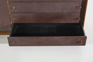 SCARPA AFRA (1937-2011) & TOBIA (n. 1935) : Credenza su ruote della serie Artona per Maxalto, Italia  - Asta DESIGN E ARTI DECORATIVE DEL NOVECENTO - Associazione Nazionale - Case d'Asta italiane