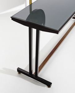 MANIFATTURA ITALIANA : Mobile da toeletta a quattro cassetti con specchio  - Asta DESIGN E ARTI DECORATIVE DEL NOVECENTO - Associazione Nazionale - Case d'Asta italiane