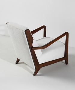 PONTI GIO (1891 - 1979) : attribuito. Coppia di poltrone  - Asta DESIGN E ARTI DECORATIVE DEL NOVECENTO - Associazione Nazionale - Case d'Asta italiane