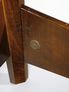 CACCIA DOMINIONI LUIGI (1913 - 2016) : nello stile di. Letto matrimoniale mod. Chesa Laria  - Asta DESIGN E ARTI DECORATIVE DEL NOVECENTO - Associazione Nazionale - Case d'Asta italiane