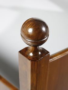 CACCIA DOMINIONI LUIGI (1913 - 2016) : nello stile di. Letto matrimoniale mod. Chesa Laria  - Asta DESIGN E ARTI DECORATIVE DEL NOVECENTO - Associazione Nazionale - Case d'Asta italiane