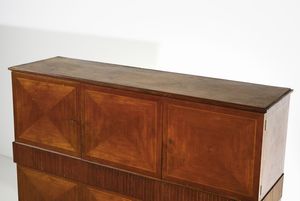 PALAZZI DELL'ARTE : Credenza a sei ante e tre cassetti nella fascia centrale, Cant  - Asta DESIGN E ARTI DECORATIVE DEL NOVECENTO - Associazione Nazionale - Case d'Asta italiane