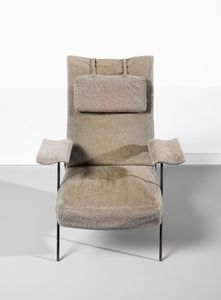 ROBIN DAY  (1915 - 2010) : attribuito. Coppia di poltrone simili al mod. Reclining chair  - Asta DESIGN E ARTI DECORATIVE DEL NOVECENTO - Associazione Nazionale - Case d'Asta italiane
