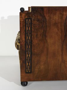 MERONI & FOSSATI : nello stile di. Due poltrone a pozzetto e due pouf  - Asta DESIGN E ARTI DECORATIVE DEL NOVECENTO - Associazione Nazionale - Case d'Asta italiane