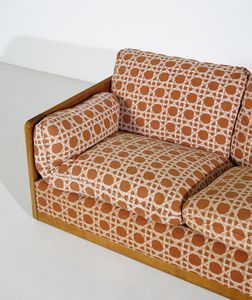 MANIFATTURA ITALIANA : Divano a tre posti  - Asta DESIGN E ARTI DECORATIVE DEL NOVECENTO - Associazione Nazionale - Case d'Asta italiane