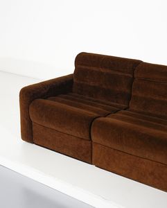 MANIFATTURA ITALIANA : Divano modulare (7 pezzi)  - Asta DESIGN E ARTI DECORATIVE DEL NOVECENTO - Associazione Nazionale - Case d'Asta italiane