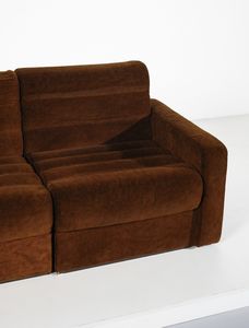 MANIFATTURA ITALIANA : Divano modulare (7 pezzi)  - Asta DESIGN E ARTI DECORATIVE DEL NOVECENTO - Associazione Nazionale - Case d'Asta italiane
