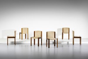 COLOMBO JOE (1930 - 1971) - Sei sedie mod. 300 per Pozzi, Italia
