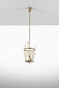 LUMI - attribuito. Lampada a sospensione a tre fiamme, Milano