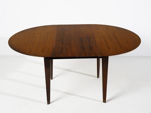 MANIFATTURA ITALIANA : Tavolo allungabile  - Asta DESIGN E ARTI DECORATIVE DEL NOVECENTO - Associazione Nazionale - Case d'Asta italiane