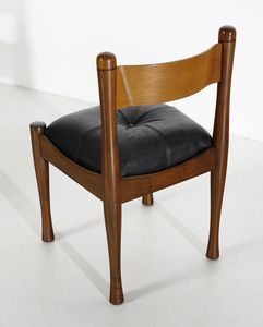 COPPOLA SILVIO (1920 - 1986) : Otto sedie mod. 620 per Bernini, Ceriano Laghetto  - Asta DESIGN E ARTI DECORATIVE DEL NOVECENTO - Associazione Nazionale - Case d'Asta italiane