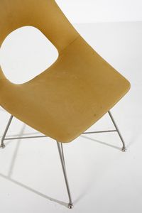 BOZZI AUGUSTO (1924 - 1982) : Coppia di sedie per Saporiti, Besnate  - Asta DESIGN E ARTI DECORATIVE DEL NOVECENTO - Associazione Nazionale - Case d'Asta italiane