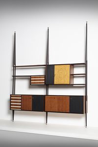 LA PERMANENTE MOBILI CANT - attribuito. Libreria da centro a due campate