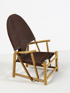 PIERO PALANGE & WERTHER TOFFOLONI : Poltrona mod. Hoop Chair per Germa, Italia  - Asta DESIGN E ARTI DECORATIVE DEL NOVECENTO - Associazione Nazionale - Case d'Asta italiane