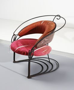 CINZIA RUGGERI (1945) & FRANCESCO SORO (1942) : Coppia di poltrone mod. Megathon per Driade, Italia  - Asta DESIGN E ARTI DECORATIVE DEL NOVECENTO - Associazione Nazionale - Case d'Asta italiane