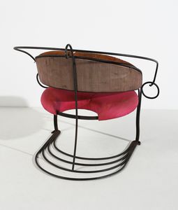CINZIA RUGGERI (1945) & FRANCESCO SORO (1942) : Coppia di poltrone mod. Megathon per Driade, Italia  - Asta DESIGN E ARTI DECORATIVE DEL NOVECENTO - Associazione Nazionale - Case d'Asta italiane