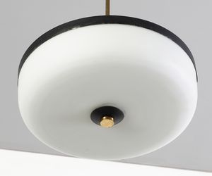 MANIFATTURA ITALIANA : Coppia di lampade a sospensione  - Asta DESIGN E ARTI DECORATIVE DEL NOVECENTO - Associazione Nazionale - Case d'Asta italiane