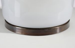 NASON CARLO (n. 1935) : Lampada da tavolo mod. LT305 per Mazzega, Murano  - Asta DESIGN E ARTI DECORATIVE DEL NOVECENTO - Associazione Nazionale - Case d'Asta italiane