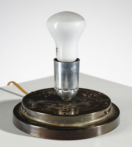 NASON CARLO (n. 1935) : Lampada da tavolo mod. LT305 per Mazzega, Murano  - Asta DESIGN E ARTI DECORATIVE DEL NOVECENTO - Associazione Nazionale - Case d'Asta italiane