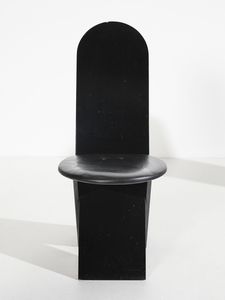 ZANUSO MARCO (1916 - 2001) : Cinque sedie mod. SD57 per Poggi, Pavia  - Asta DESIGN E ARTI DECORATIVE DEL NOVECENTO - Associazione Nazionale - Case d'Asta italiane