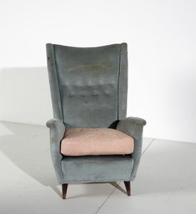 PONTI GIO (1891 - 1979) : attribuito. Coppia di poltrone  - Asta DESIGN E ARTI DECORATIVE DEL NOVECENTO - Associazione Nazionale - Case d'Asta italiane