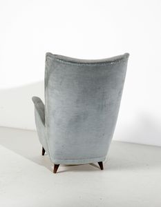 PONTI GIO (1891 - 1979) : attribuito. Coppia di poltrone  - Asta DESIGN E ARTI DECORATIVE DEL NOVECENTO - Associazione Nazionale - Case d'Asta italiane