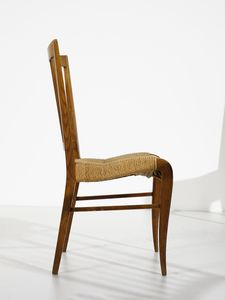 PECORINI GUGLIELMO : Sei sedie  - Asta DESIGN E ARTI DECORATIVE DEL NOVECENTO - Associazione Nazionale - Case d'Asta italiane