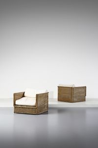 VIVAI DEL SUD - attribuito. Coppia di poltrone