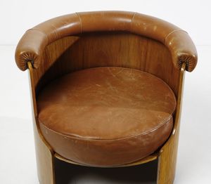 CACCIA DOMINIONI LUIGI (1913 - 2016) : Poltroncina mod. Midinette per Azucena, Milano  - Asta DESIGN E ARTI DECORATIVE DEL NOVECENTO - Associazione Nazionale - Case d'Asta italiane