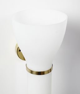 MANIFATTURA ITALIANA : Coppia di lampade da parete  - Asta DESIGN E ARTI DECORATIVE DEL NOVECENTO - Associazione Nazionale - Case d'Asta italiane