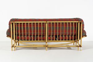 MANIFATTURA ITALIANA : Divano a tre posti  - Asta DESIGN E ARTI DECORATIVE DEL NOVECENTO - Associazione Nazionale - Case d'Asta italiane