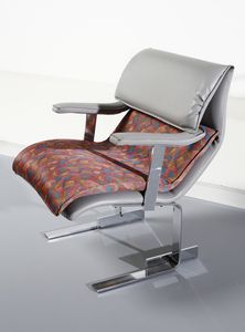 OFFREDI GIOVANNI (1927 - 2007) : Coppia di poltrone mod. Onda per Saporiti, Besnate  - Asta DESIGN E ARTI DECORATIVE DEL NOVECENTO - Associazione Nazionale - Case d'Asta italiane