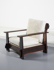 MANIFATTURA BRASILIANA : Coppia di poltrone  - Asta DESIGN E ARTI DECORATIVE DEL NOVECENTO - Associazione Nazionale - Case d'Asta italiane