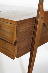 ROMANO AUGUSTO : attribuito. Scrivania da centro  - Asta DESIGN E ARTI DECORATIVE DEL NOVECENTO - Associazione Nazionale - Case d'Asta italiane