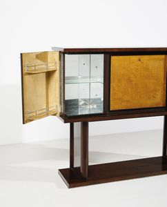MANIFATTURA ITALIANA : Mobile bar razionalista  - Asta DESIGN E ARTI DECORATIVE DEL NOVECENTO - Associazione Nazionale - Case d'Asta italiane