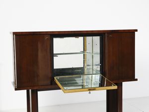 MANIFATTURA ITALIANA : Mobile bar razionalista  - Asta DESIGN E ARTI DECORATIVE DEL NOVECENTO - Associazione Nazionale - Case d'Asta italiane
