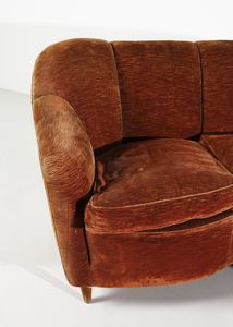 PONTI GIO (1891 - 1979) : Divano per Casa & Giardino, Milano  - Asta DESIGN E ARTI DECORATIVE DEL NOVECENTO - Associazione Nazionale - Case d'Asta italiane