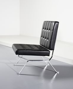 RINALDI GASTONE (1920 - 2006) : Coppia di poltrone mod. Dione per Rima, Italia  - Asta DESIGN E ARTI DECORATIVE DEL NOVECENTO - Associazione Nazionale - Case d'Asta italiane