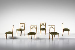 MOBILI D'ARTE SCREMIN - Sei sedie, Belluno