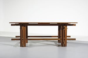 RIVADOSSI GIUSEPPE (n. 1935) : Tavolo  - Asta DESIGN E ARTI DECORATIVE DEL NOVECENTO - Associazione Nazionale - Case d'Asta italiane