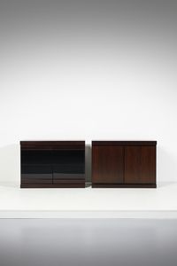 MANGIAROTTI ANGELO (1921 - 2012) - Due credenze della serie 4D per Molteni, Italia