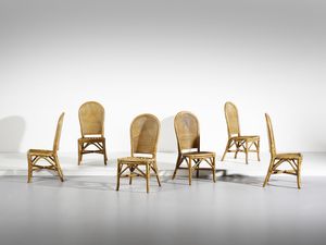 VIVAI DEL SUD - attribuito. Sei sedie